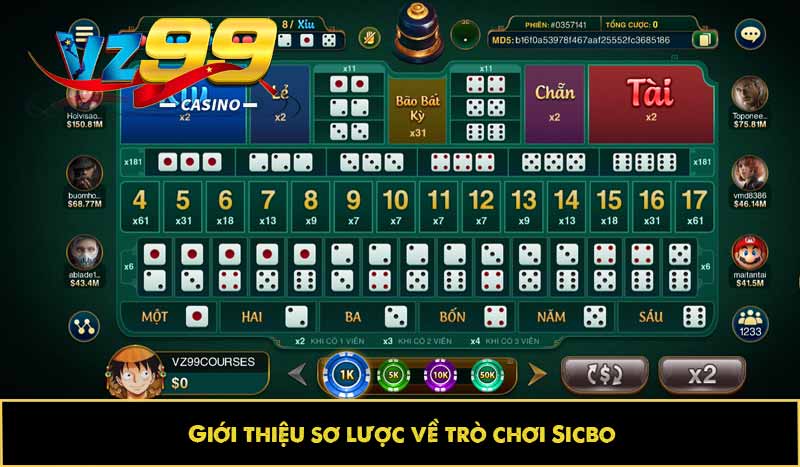 Sicbo là gì? Có bao nhiêu loại và kinh nghiệm chiến thắng 6 Giới thiệu sơ lược về trò chơi Sicbo